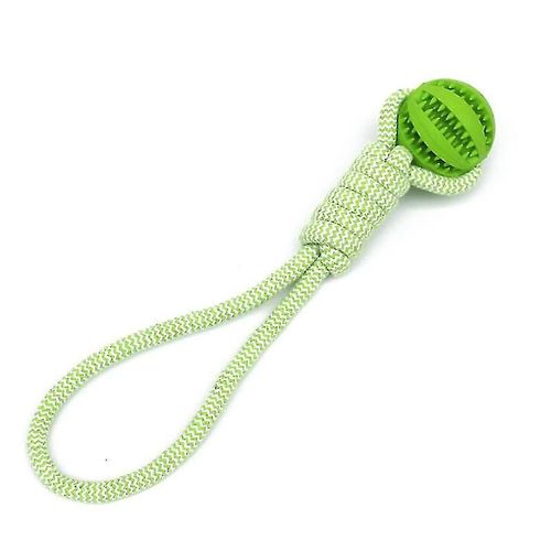 Cotton Rope Leaking Ball Molar Teeth Chewing Dog Toy