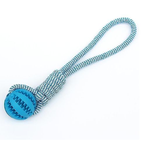 Cotton Rope Leaking Ball Molar Teeth Chewing Dog Toy
