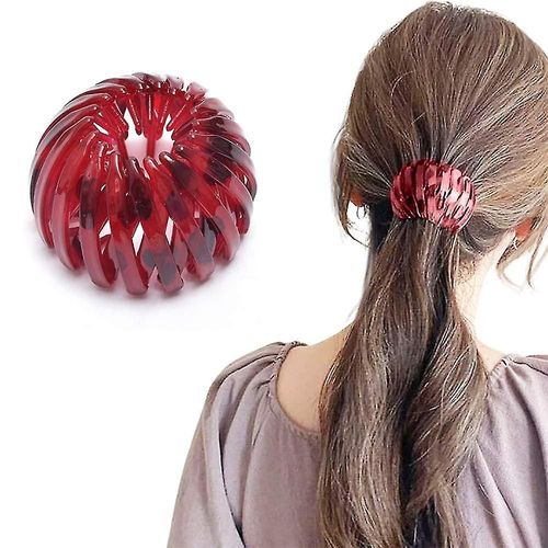 Mode Ponytail Holder Filles Hair Clips Bun Holder Clips