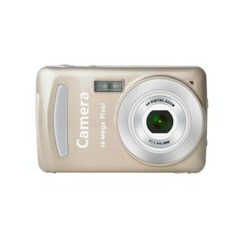 Appareil Photo Numérique Enfant 2.4' 16MP 720P Multifonction Cadeau Anniversaire Or YONIS