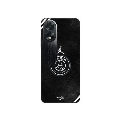Coque Oppo A58 Psg Jordan Logo Noir