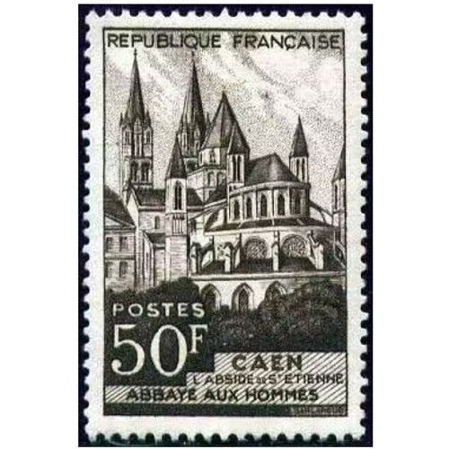France 1951, Très Beau Timbre Neuf** Luxe Yvert 917 - L'abbaye Aux Hommes De Caen.