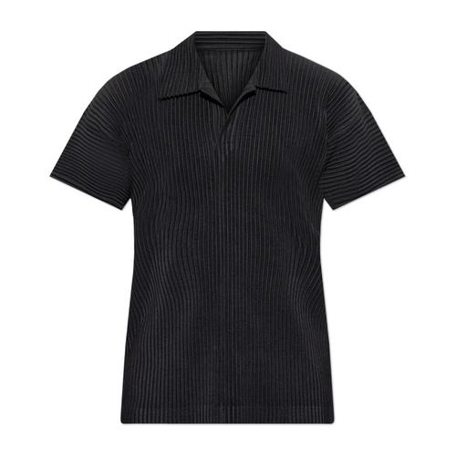 Issey Miyake - Tops > Polo Shirts - Black