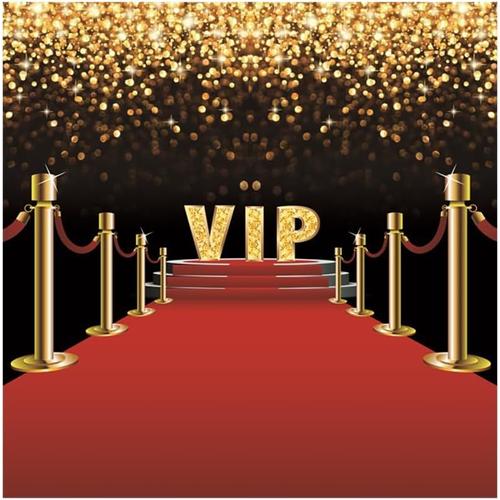 2,5X2,5M Vinyle Toile De Fond Bokeh Doré Paillettes Fond De Scène Vip Escaliers Tapis Rouge Fond De Studio Bannière Photo Party Vidéo Enfant Photobooth Accessoires De Photographie