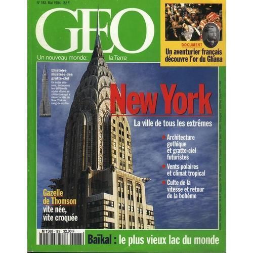N°183/Mai/1994.New York . La Ville De Tous Les Ext