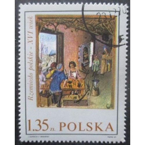 Pologne N°1815 Tableau Oblitéré
