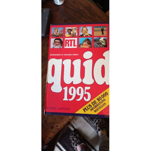 Quid 1995,Dictionnaire Larousse Français-Espagnol (1970) ,Dictionnaire Français-Anglais (1978), Petit Larousse Illustré (1988) Le Saviez Vous? ,Selection De Reader Digest 1992,