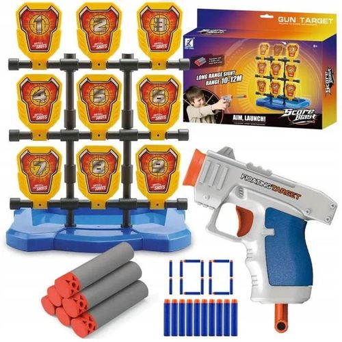 Cible Mobile Électrique Modèle 3359 + Hasbro Nerf Set X100 Flèches
