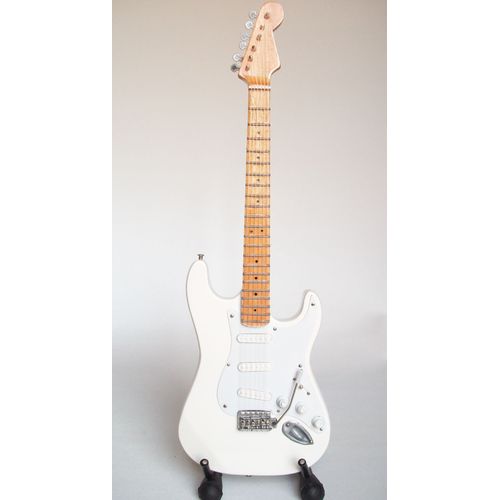 Guitare Miniature Stratocaster Blanche - Jeff Beck