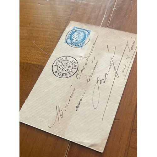 Lettre 1876 Timbre 