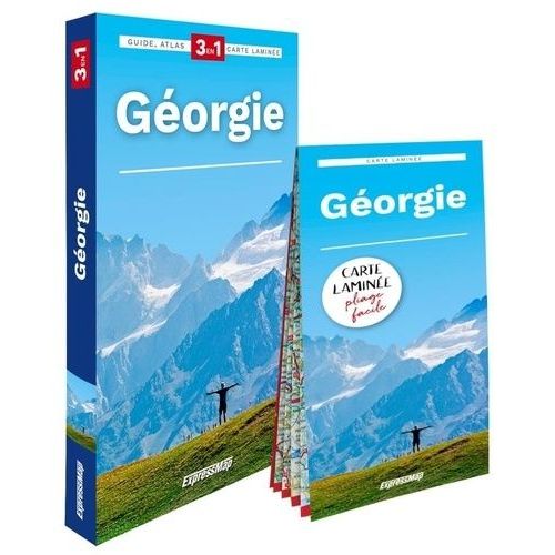 Géorgie - Guide + Atlas + Carte Laminée 1/450 000
