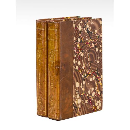 Pensées Sur Divers Sujets De Religion Et De Morale. Précédées D Une Introduction Par M. Silvestre De Sacy (2 Tomes, Complet)