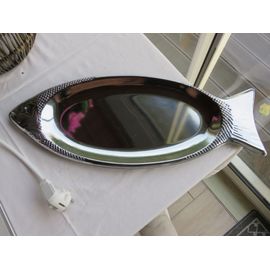 Plat À Poissons En Inox