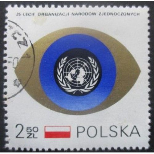 Pologne N°1877 Nations Unies Oblitéré