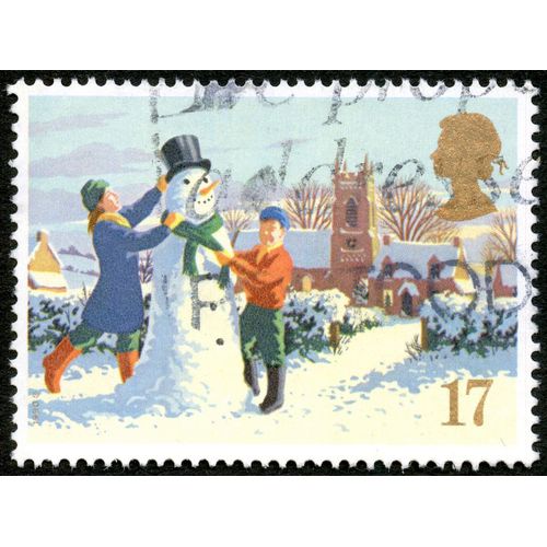 Timbre Oblitéré Angleterre 1990, 17