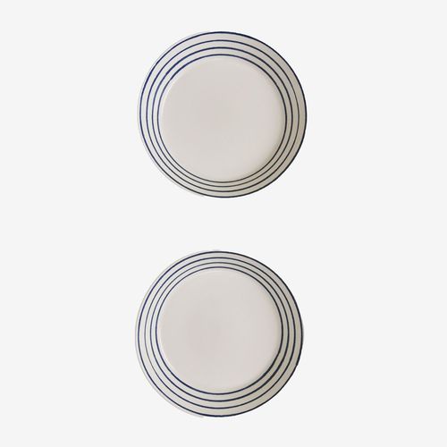 Pack De 2 Assiettes Creuses En New Bone China Isolda Blanc