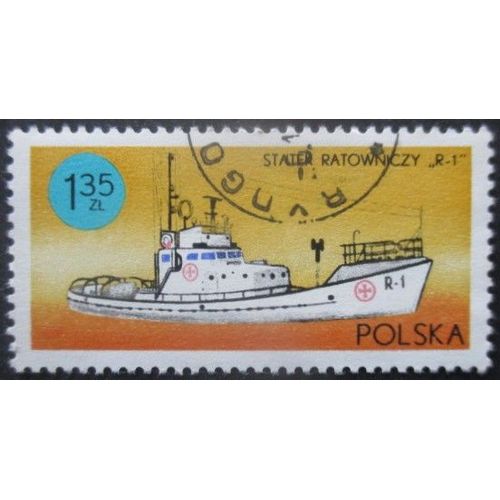 Pologne N°1900 Bateau Oblitéré