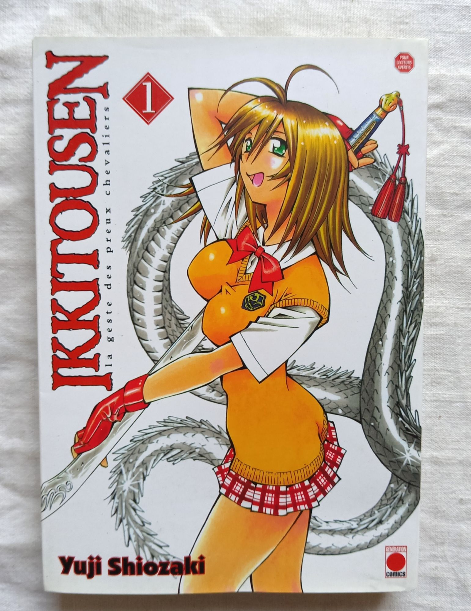 Yuji Shiozaki, Ikkitousen 1, Panini Comics / Génération Comics, 2004