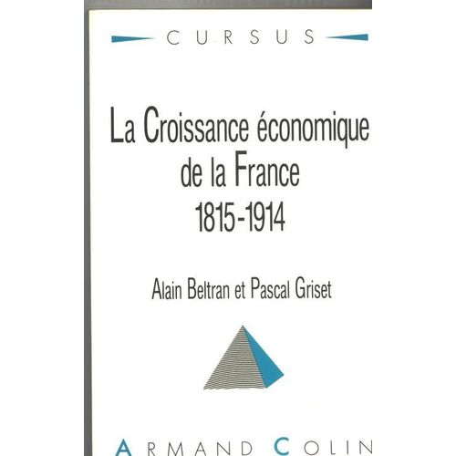 La Croissance Économique De La France, 1815-1914