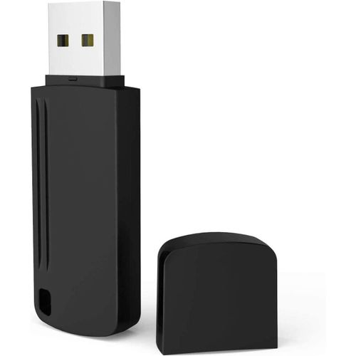 Clé USB 2.0 128Go, Clef USB 128 Go 2.0 à Capuchon, USB Flash Drive 128Giga Musique Pas Cher Mémoire de Storage Externe (Noir)