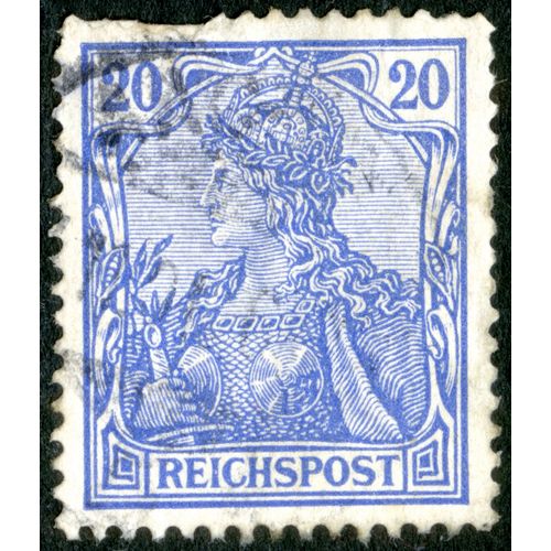Timbre Oblitéré Reichspost 20