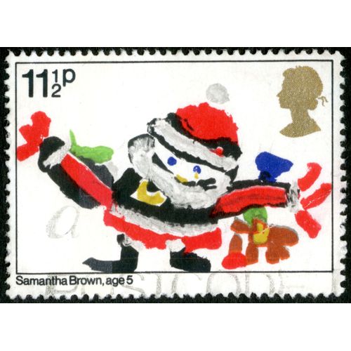 Timbre Oblitéré Angleterre, Samantha Brown, Age 5, 11 1/2p
