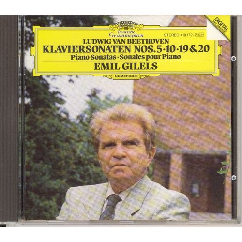 Beethoven Sonates Pour Piano N° 5, 10, 19 Et 20