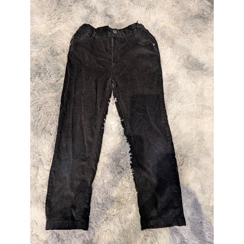 Pantalon Velours Noir 6 Ans