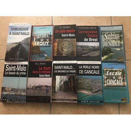 Lot De 10 Livres G.L Saulnier, Anne Chambrin, Francoise Dubois, Thomas Lyner…