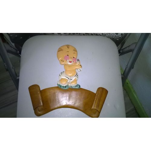 Plaque de porte bébé en bois Neuf
