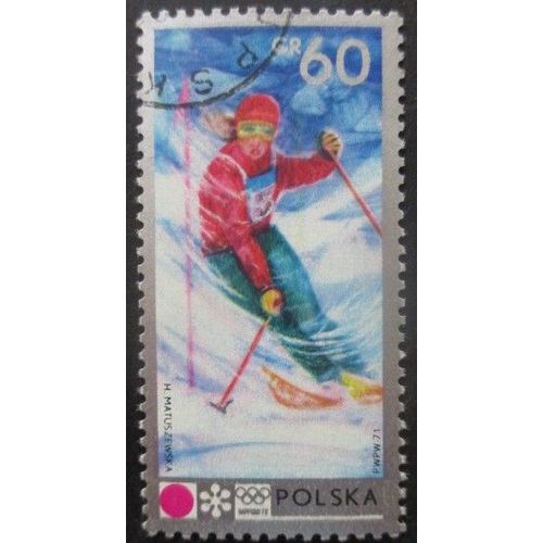 Pologne N°1990 Jeux Olympiques De Sapporo 1972 Oblitéré