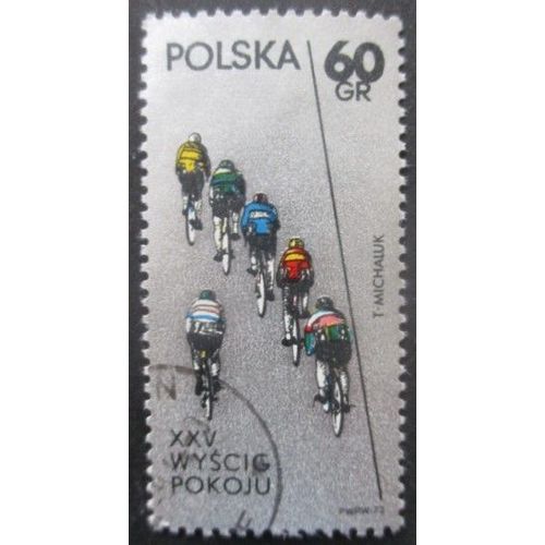 Pologne N°2004 Course Cycliste Oblitéré