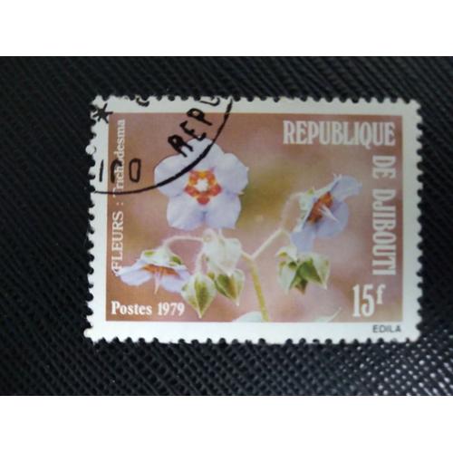 Timbre Djibouti Yt 506 Trichodesme 1979 ( 051208 )