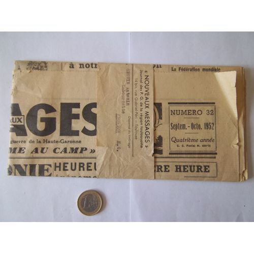 Document Journal Des Prisonniers De Guerre Région Toulousaine 1952 Haute Garonne