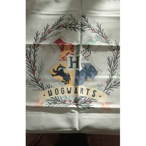 Harry Potter-Housse De Coussin In Hogwarts Chtistmas Gris Clair 50x50