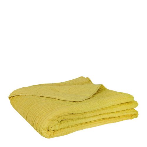 Dessus De Lit Gaby : Taille Déco - 2.70 X 2.60 Cm, Teinte - Safran