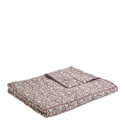 Couvre-Lit Eden En Coton - Terracotta - 230 X 180 Cm