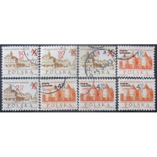 Pologne Série N°2041 Au 2048 Oblitérés
