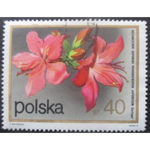 Pologne N°2058 Fleurs Oblitéré