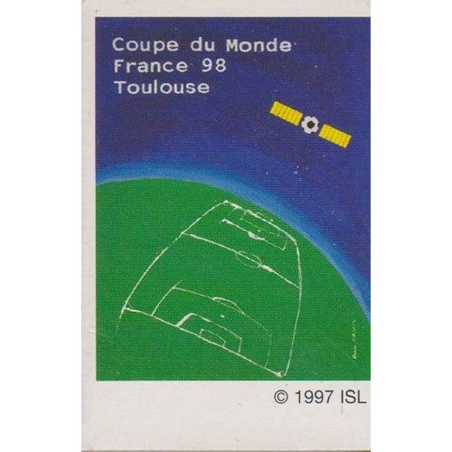 Boite D'allumettes Coupe Du Monde France 98 (Affiche 5/11 : Toulouse) Fabriqué Par Fleudor