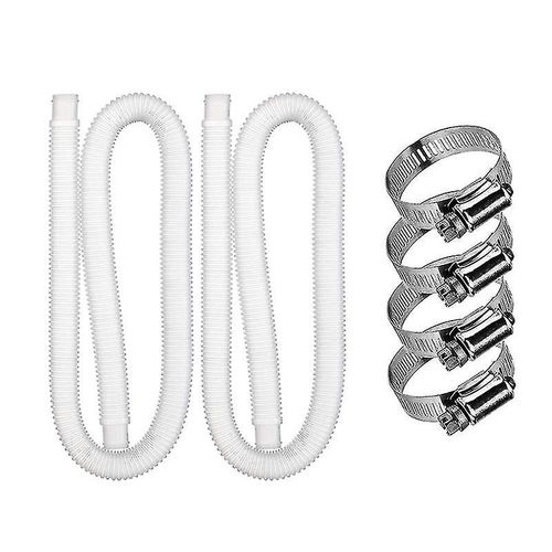 Pompe de filtration de piscine 1.5m Tuyau de serrage métallique Accessoire de remplacement pour Intex