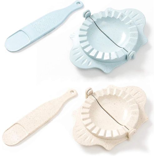 Coffret Couverts Wonton En Plastique 13 X 8 Cm Home Dumpling Press Wallet 2 Pièces