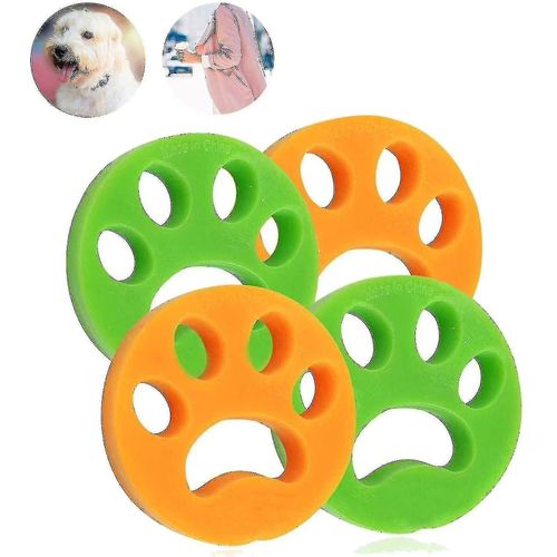 4 Pcs Machine à laver réutilisable Hair Catcher Viscous Hair Cleaning