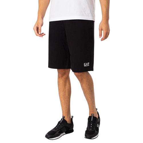 Ea7 Bermuda Sweat Sweat Shorts, Noir