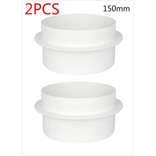 Amortisseur de Bchampionship pour canalisations en ligne,clapet anti-retour de ventilation,obturateur arrière droit de proximité,gril de ventilation domestique,cuisine, - Type 2PCS-15cm