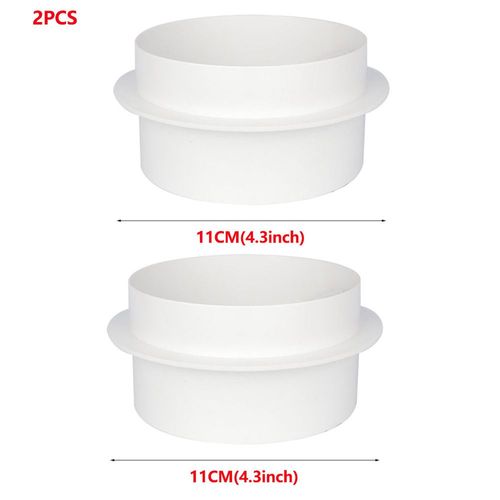 Amortisseur de Bchampionship pour canalisations en ligne,clapet anti-retour de ventilation,obturateur arrière droit de proximité,gril de ventilation domestique,cuisine, - Type 2PCS-11cm