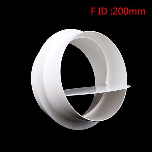 Amortisseur de ventilation Draft Bchampionship,clapet anti-retour de proximité,obturateur arrière vertical,conduit en ligne,grille de ventilation domestique,cuisine - Type 200mm
