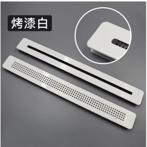 Grille d'aération en aluminium double face pour décoration de la maison,grille d'aération,couvercle de Cisco,chaussures,climatisation - Type white-600x60mm #A