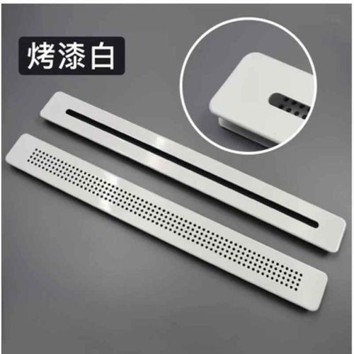 Grille d'aération en aluminium double face pour décoration de la maison,grille d'aération,couvercle de Cisco,chaussures,climatisation - Type white-300x45mm #C