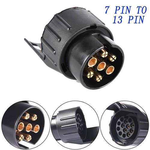 Adaptateur De Prise Électrique Étanche,Barre De Remorquage De Caravane,Convertisseur De Prise,Remorque,12v,7 À 13 Broches,1 Pièce